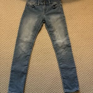 Girls size 10 super stretchy jeans